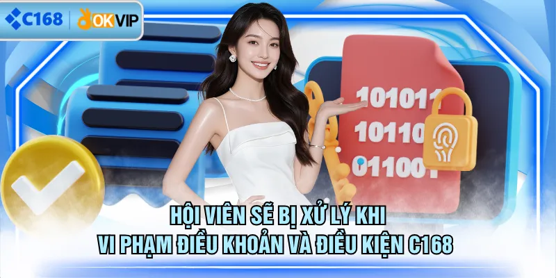 Hội viên sẽ bị xử lý khi vi phạm điều khoản và điều kiện C168