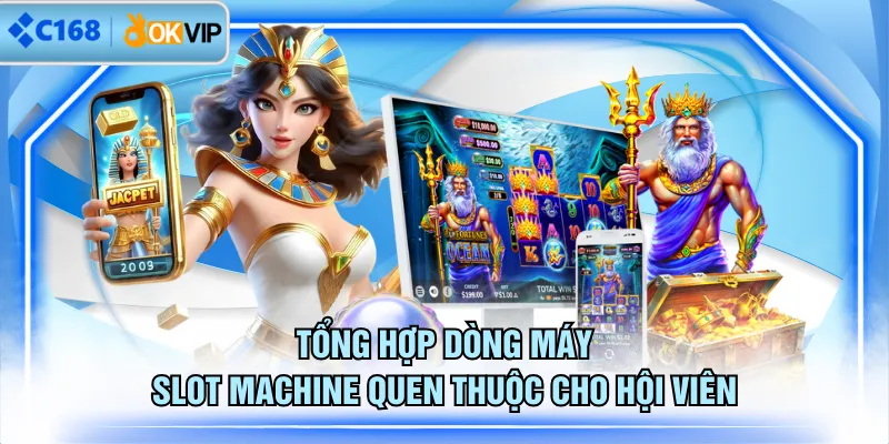 Tổng hợp dòng máy Slot Machine quen thuộc cho hội viên